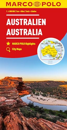 MARCO POLO Kontinentalkarte Australien 1:4 Mio. von MAIRDUMONT